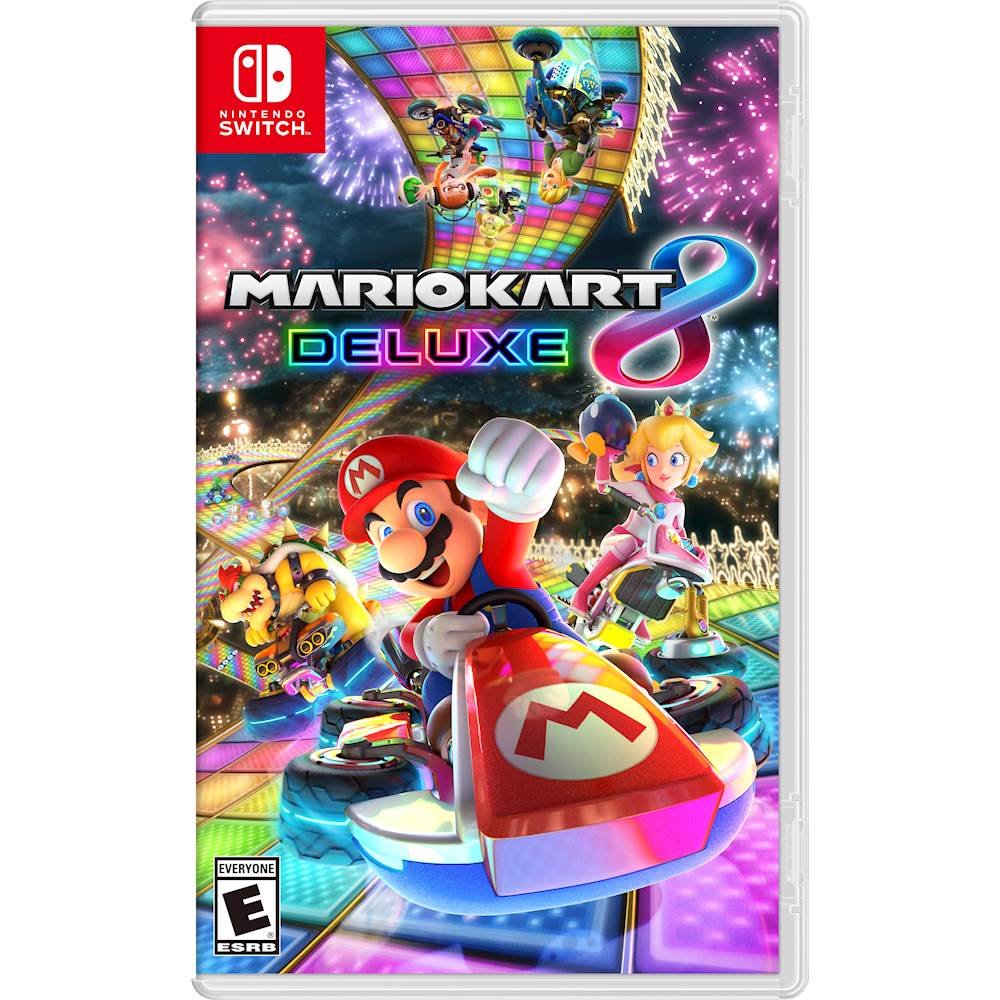 Nintendo Switch Lite Gray Bundle with Mario Kart 8 Deluxe NS Game Disc - 2019 Best Game! Nintendo Switch Lite Gray Bundle with Mario Kart 8 Deluxe NS Game Disc - 2019 Best Game!